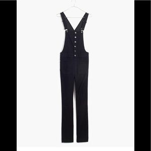 Madewell Skinny Overalls in Black Frost, M